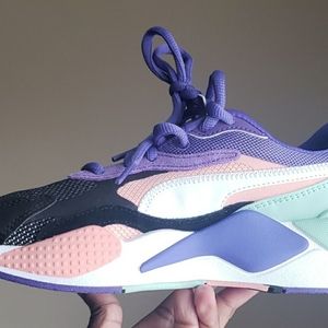 New Women's puma Rs-x³ puzzle shoes. Purple corall